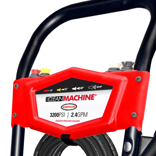 SIMPSON Clean Machine CM61082 Gas Pressure Washer 3200 PSI at 2.4 GPM