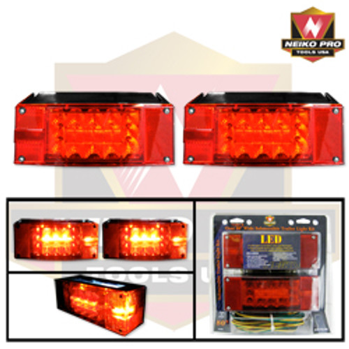 Submersible Trailer LED Light Kit  D.O.T - Over 80 LTY-TLED1