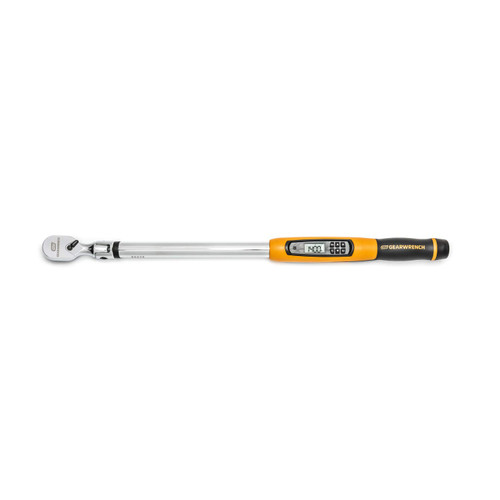 "1/2" Flex Head Electronic Torque Wrench with Angle 25-250 ft/lbs