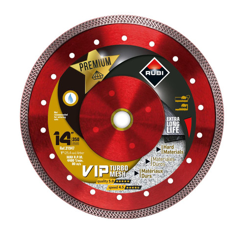 Rubi Diamond Blades  BLADE VIPER WET 10" USA (1"&5/8" ARBOR) (Mesh)