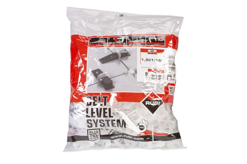 Rubi Leveling Systems DELTA Clips 1/16" (1,5mm) 3-12mm (Bag-200 un)