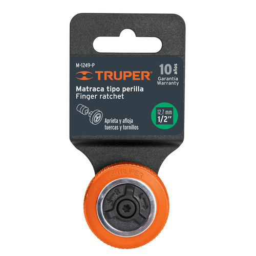 Truper 1/2" Drive Finger Ratchet #13653