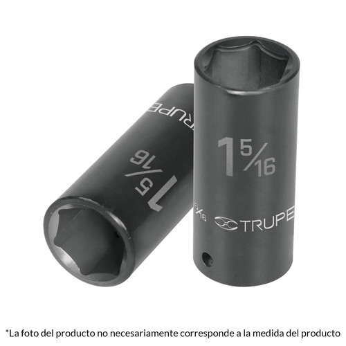 Truper 1", Long, 6-pt Impact Socket,3/4"Drive #12434