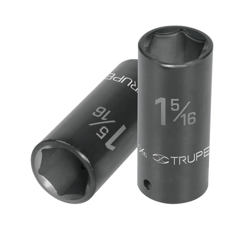 Truper 1-5/16", Long, 6-pt Impact Socket,3/4"Drive #12439