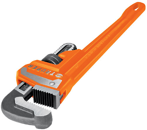 Truper Heavy Duty Pipe Wrenches, 12" Pipe Wrench #15837
