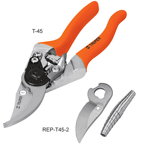 Truper 8" Aluminum Body Bypass Pruner #18453-2 Pack