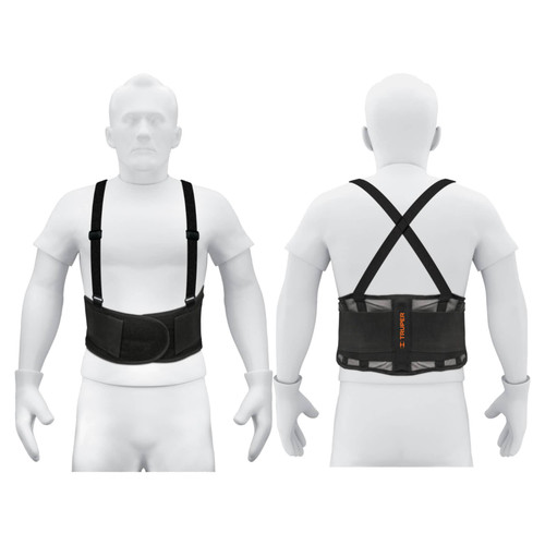 Truper L, Ventilated, Support Belt W/suspenders #11966