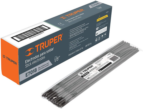 Truper 7018 Stick Electroders, Stick Electrodes 1/8" (2.20 Lbs) 2 Pack #14363