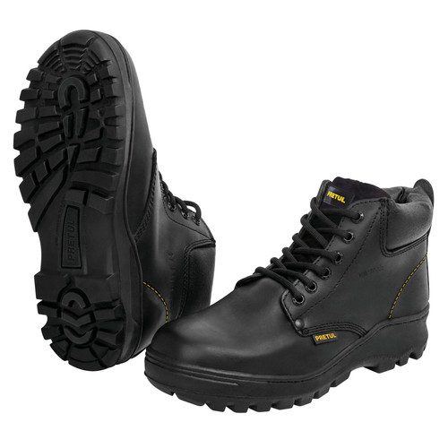 Pretul Leather Steel-Toe Boots 12 #25995