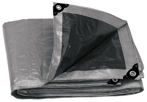 Truper Reinforces Tarps, 10 Mil Thickness,16 Mil Thickness , 6.5 X 9.8 Ft Reinforced Tarp # 15361