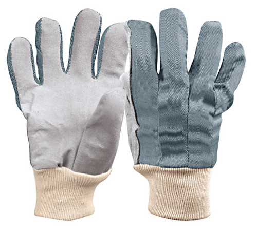 Truper Light Duty Canvas & Leather Gloves #14244-2 Pack