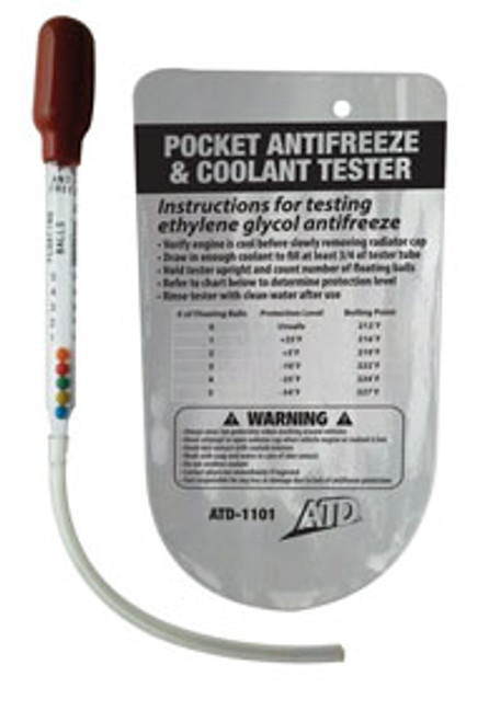 Pocket Antifreeze and Coolant Tester with Pouch ATD-1101