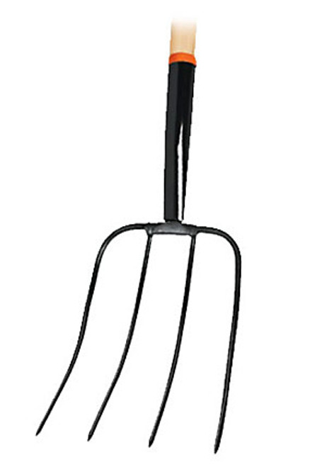 Truper 54" Handle 4 Steel Tines Manure Fork #11003