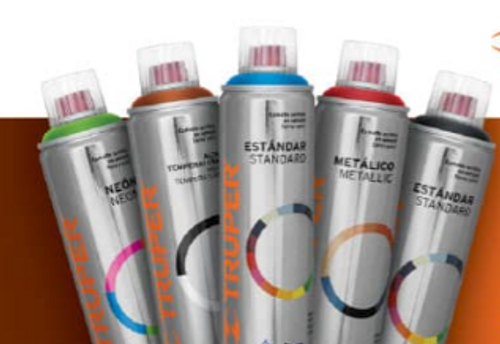 Truper Metallic Colors, Chrome, spray paint 2 Pack #19053