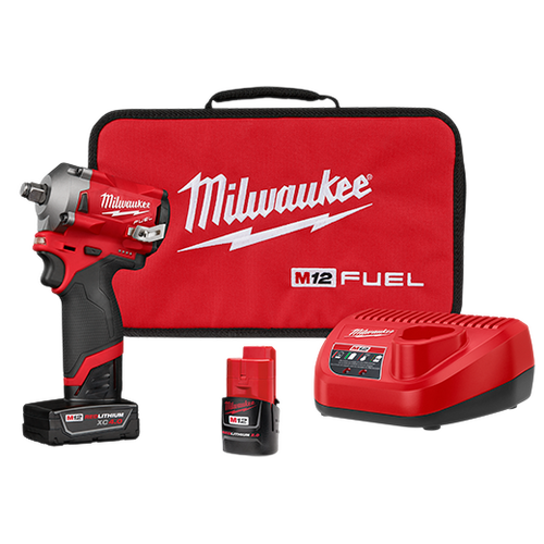 M12 FUEL Stubby 1/2" Impact Wrench Kit