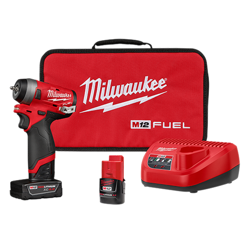 M12 FUEL 1/4" Stubby Impact Wrench Kit