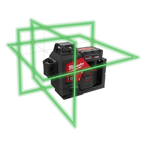 M12? Green 360° 3-Plane Laser