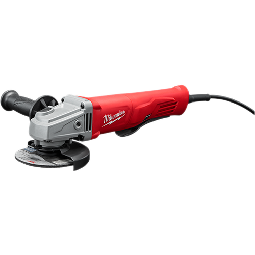 11 Amp Corded 4-1/2 in. Small Angle Grinder Paddle Lock-On