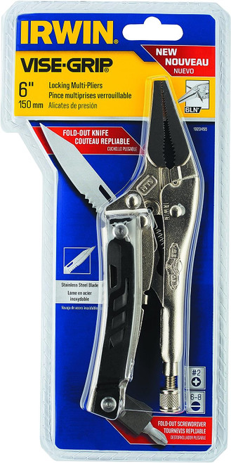 Long Nose Boxed Locking Pliers - 6- /150mm VSG-6LN Long Nose Boxed Locking Pliers - 6- /150mm VSG-6LN