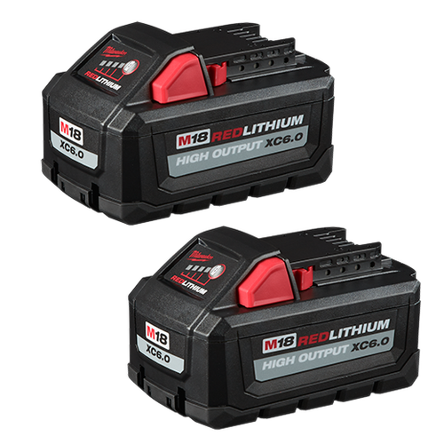 M18 REDLITHIUM HIGH OUTPUT XC6.0 Battery Pack (2 Pk)