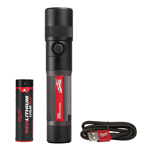 REDLITHIUM USB 1100L Twist Focus Flashlight