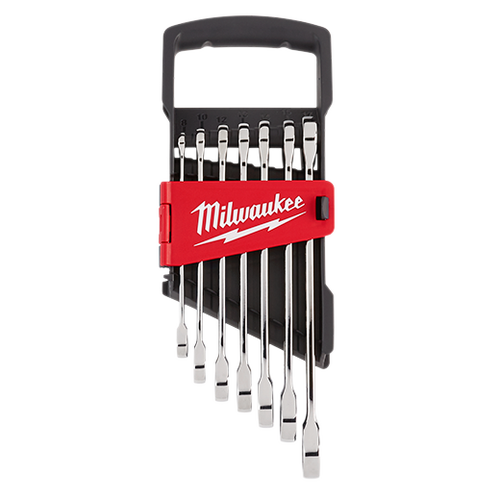 7pc Ratcheting Combination Wrench Set - Metric