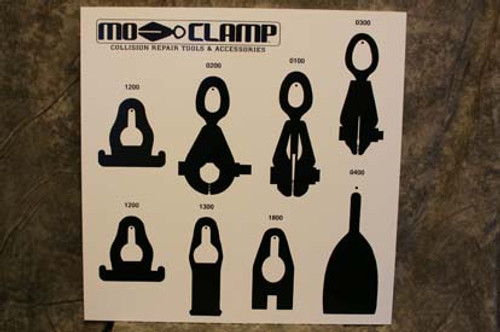 Mo-Clamp No.1 Tool Board w/ Tools 5010