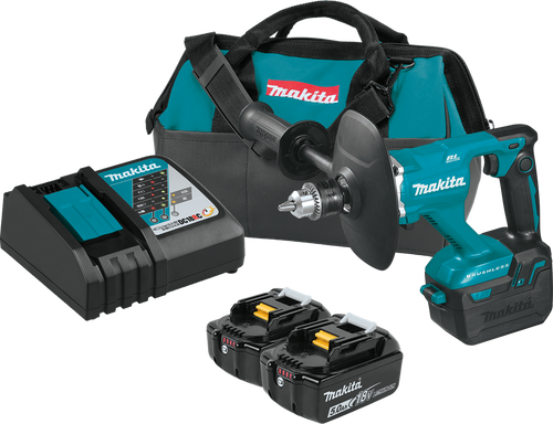 18V LXT? Lithium-Ion Brushless Cordless 1/2" Mixer Kit (5.0Ah), Variable speed, XTU02T