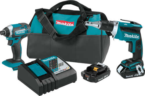 18V LXT? Lithium-Ion Compact Cordless 2-Pc. Combo Kit (2.0Ah), Motor delivers, XT262R