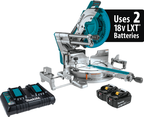 36V (18V X2) LXT? Brushless 12" Dual-Bevel Sliding Compound Miter Saw with Laser Kit (5.0Ah), XSL07PT