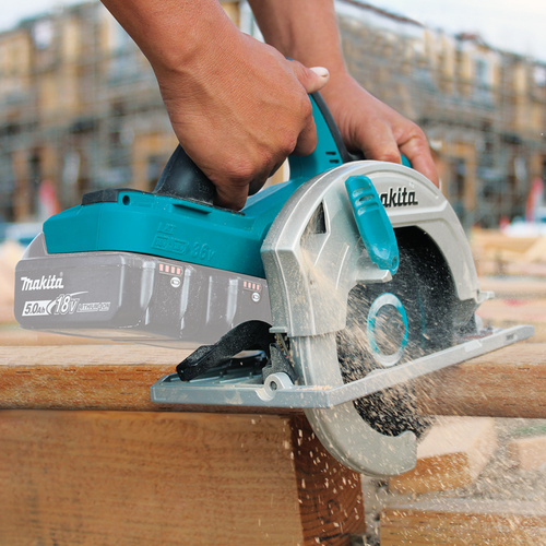 36V (18V X2) LXT? 7-1/4"Â Circular Saw, Tool Only, Makita-built motor, XSH01Z