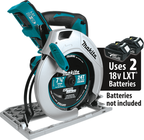 36V (18V X2) LXT? 7-1/4"A Circular Saw, Tool Only, Makita-built motor, XSH01Z