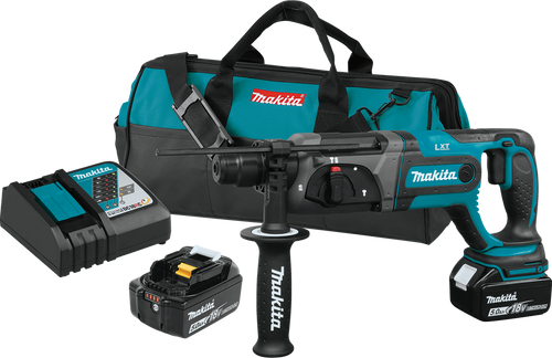 18V LXT? Lithium-Ion Cordless 7/8" Rotary Hammer Kit, accepts SDS-PLUS bits (5.0Ah), Job site tested, XRH04T