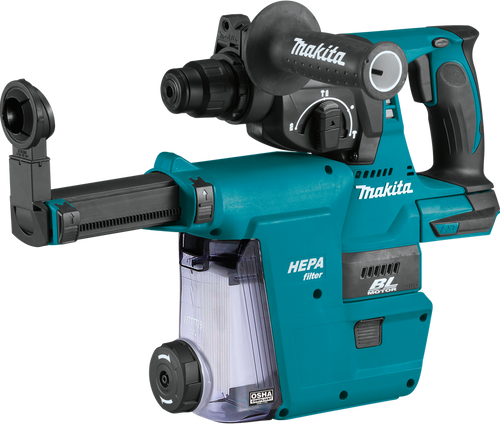 18V LXT? Lithium-Ion Brushless Cordless 1" Rotary Hammer, accepts SDS-PLUS bits, w/ HEPA Dust Extractor Attachment, Tool Only, XRH01ZWX