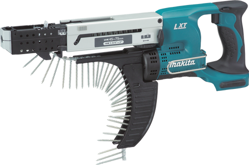 18V LXT? Lithium-Ion Cordless Autofeed Screwdriver, Tool Only, Makita-built 4-pole motor, XRF01Z