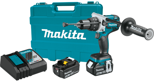 18V LXT? Lithium-Ion Brushless Cordless 1/2" Hammer Driver-Drill Kit (5.0Ah), XPH07TB