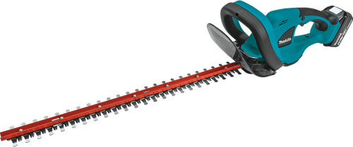 18V LXT? Lithium-Ion Cordless 22" Hedge Trimmer Kit (4.0Ah), Makita-built motor, XHU02M1