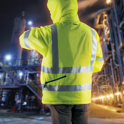 18V LXT? Lithium-Ion Cordless High Visibility Heated Jacket, Jacket Only (M), DCJ206ZM