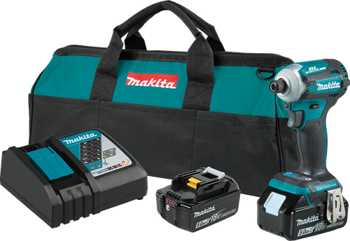 18V LXT? Lithium-Ion Brushless Cordless Quick-Shift Mode?™ 4-Speed Impact Driver Kit (5.0Ah), XDT16T