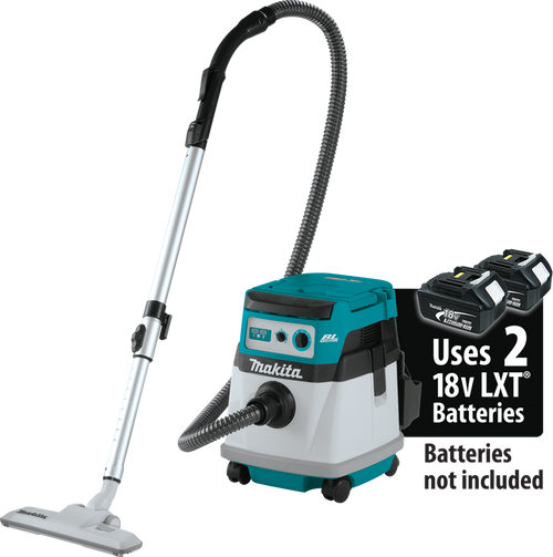 36V (18V X2) LXT? Brushless 4 Gallon Wet/Dry Dust Extractor/Vacuum, Tool Only, Oversized on-off switch, XCV23Z