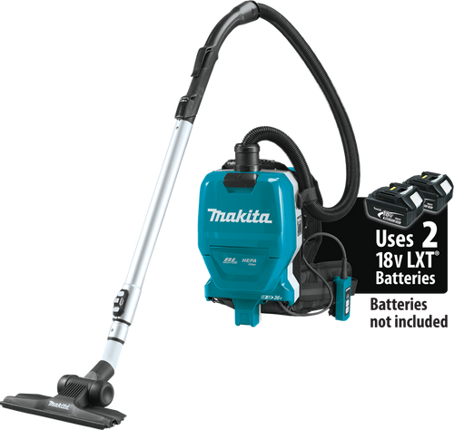 36V (18V X2) LXT? Brushless 1/2 Gallon HEPA Filter Backpack Dry Vacuum, Tool Only, Flexible hose, XCV09Z