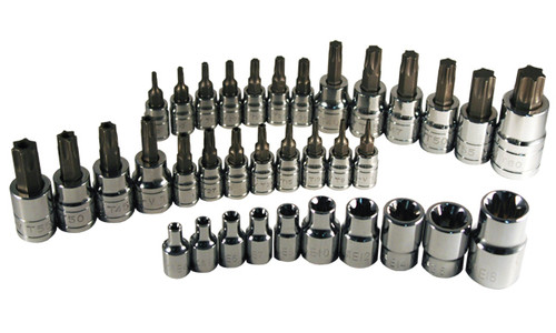 35 Pc. Star Bit Socket Set