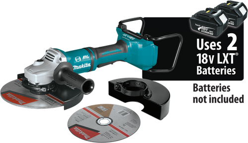 36V (18V X2) LXT? Brushless 9" Paddle Switch Cut-Off/Angle Grinder, with Electric Brake, Tool Only, XAG13Z1