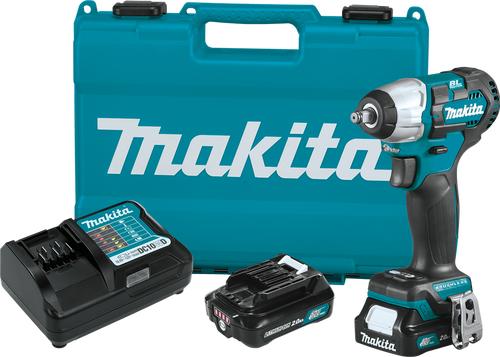 12V max CXT? Lithium-Ion Brushless Cordless 3/8" Sq. Drive Impact Wrench Kit (2.0Ah), ltra-compact design, WT05R1