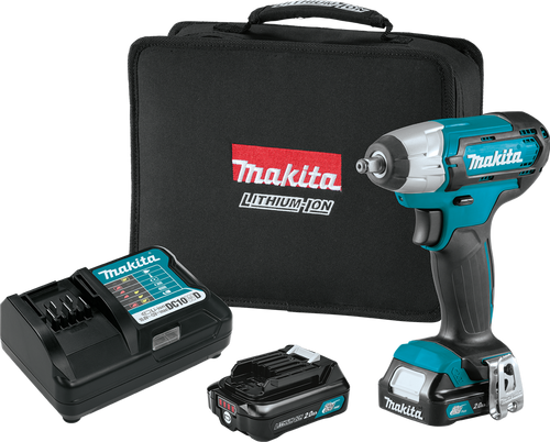 12V max CXT? Lithium-Ion Cordless 3/8" Sq. Drive Impact Wrench Kit (2.0Ah), Ultra-compact design, WT02R1