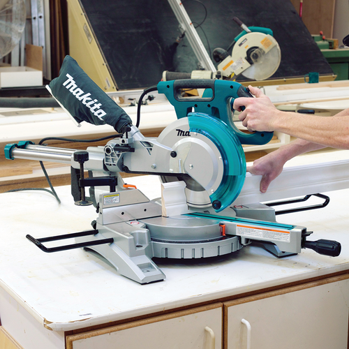 10"Â Dual Slide Compound Miter Saw, Linear ball bearing system, LS1018