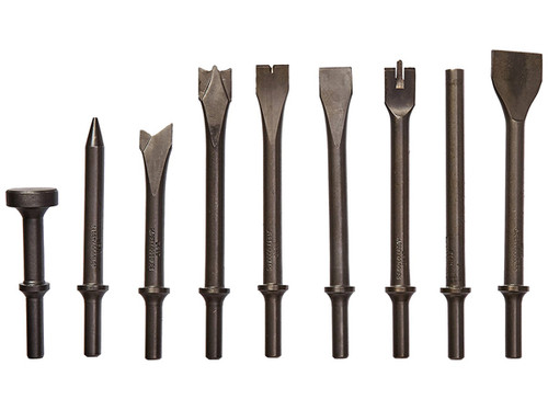 9 Pc. All-Purpose Air Hammer Chisel Set