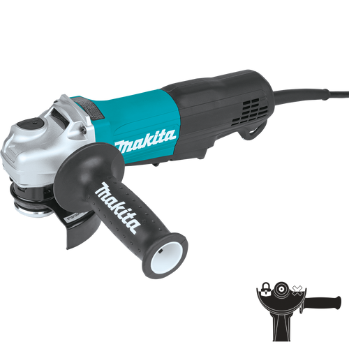 4-1/2" / 5" Paddle Switch Angle Grinder, with Non-Removable Guard, GA5053R