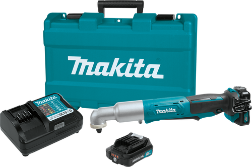 12V max CXT? Lithium-Ion Cordless 3/8" Angle Impact Wrench Kit (2.0Ah),  Makita-built motor, LT02R1