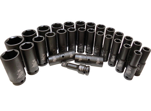 29 Pc. 1/2" Drive 6 Point SAE